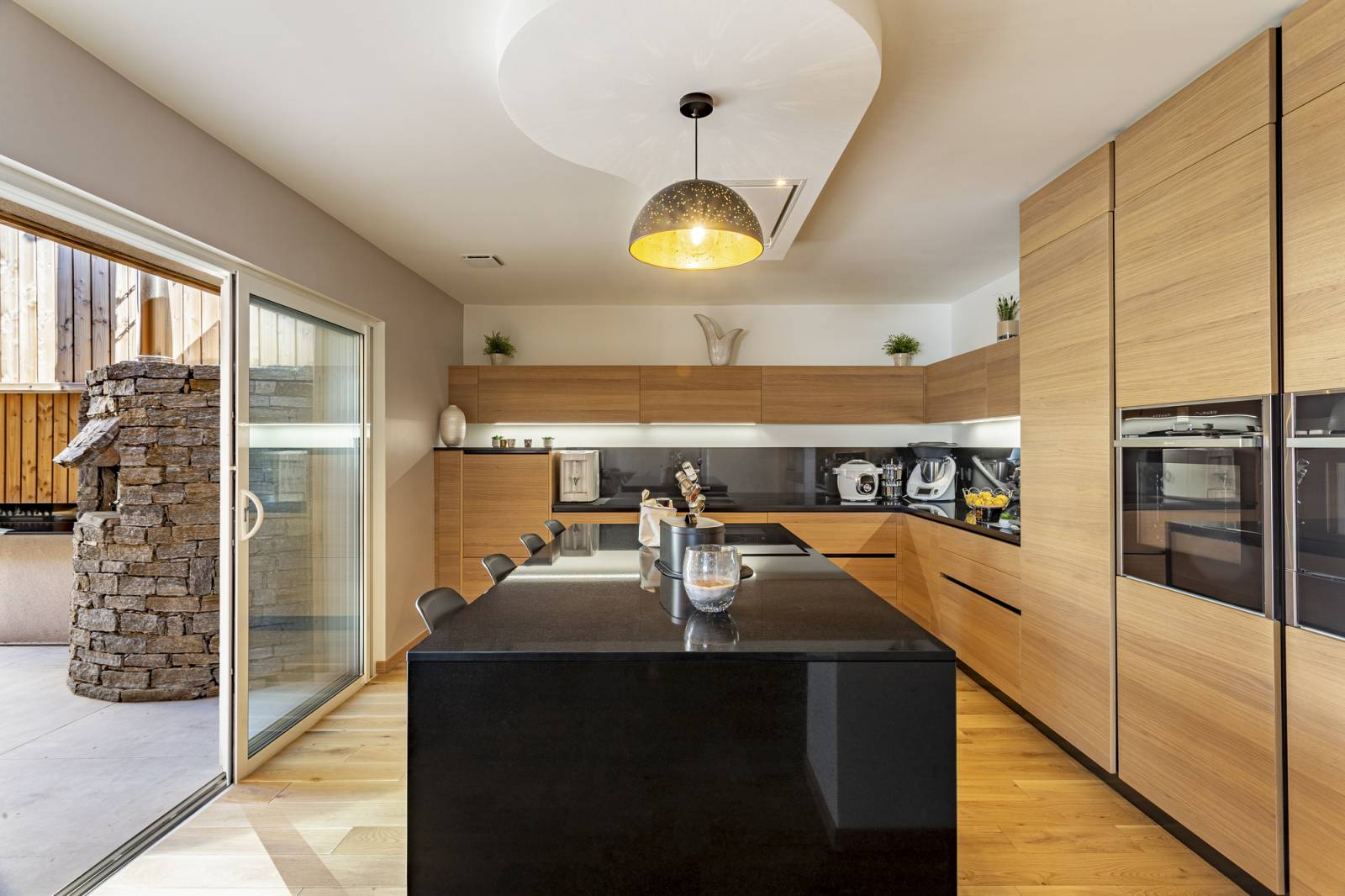 Cuisine de luxe matériaux nobles