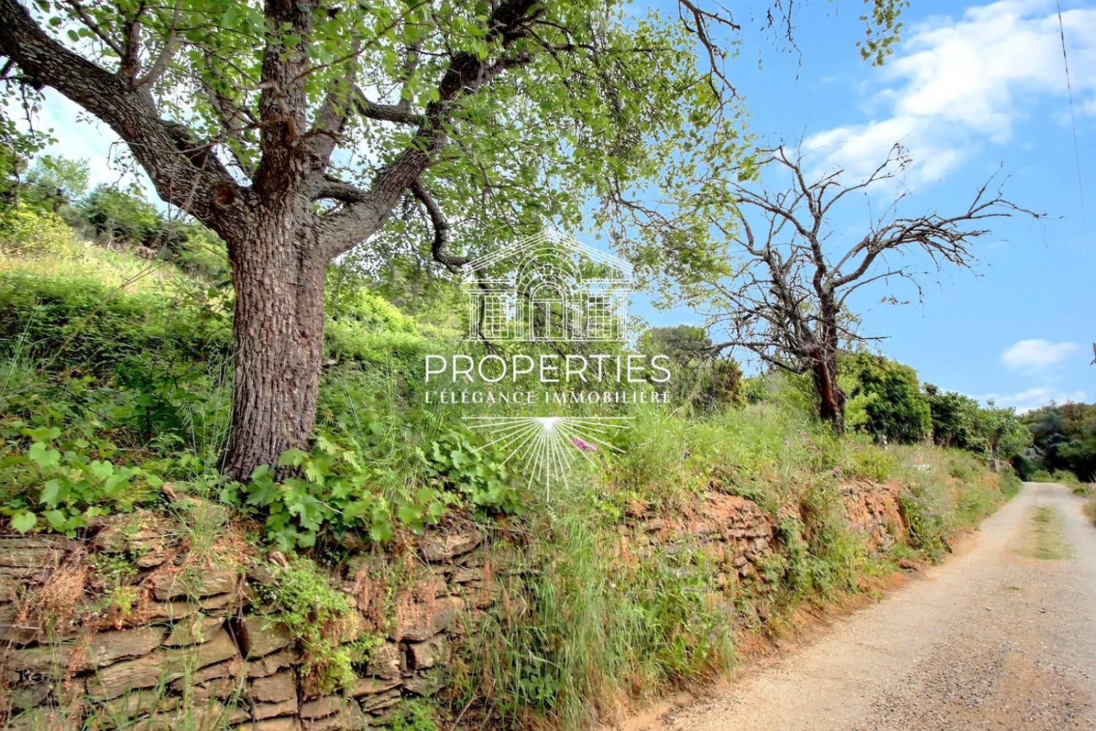 À vendre à Bormes-les-Mimosas beau terrain de 875 m² dans environnement verdoyant à seulement 500 mètres des commerces
