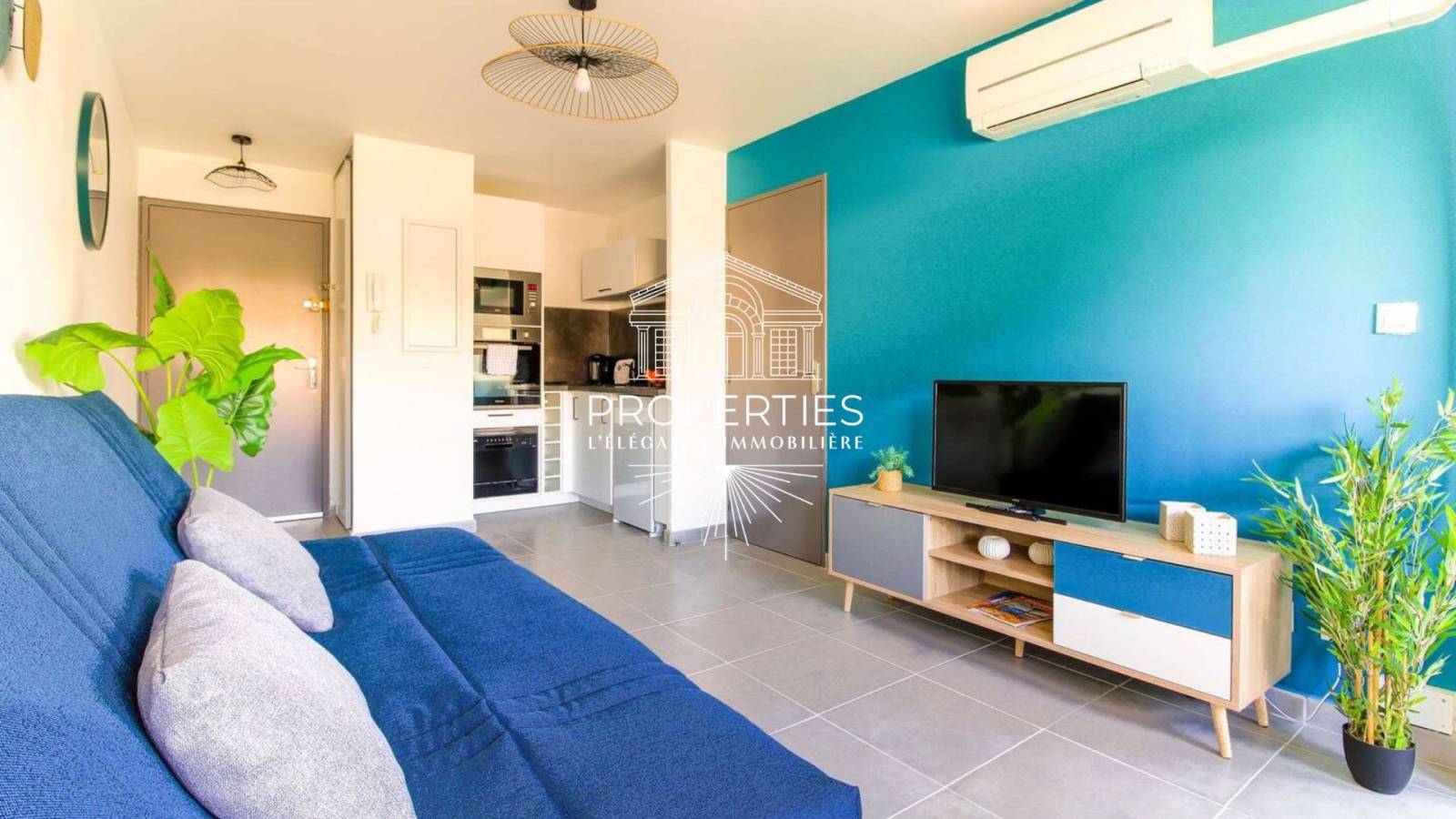 En vente charmant appartement T2 meublé proche plages et commerces