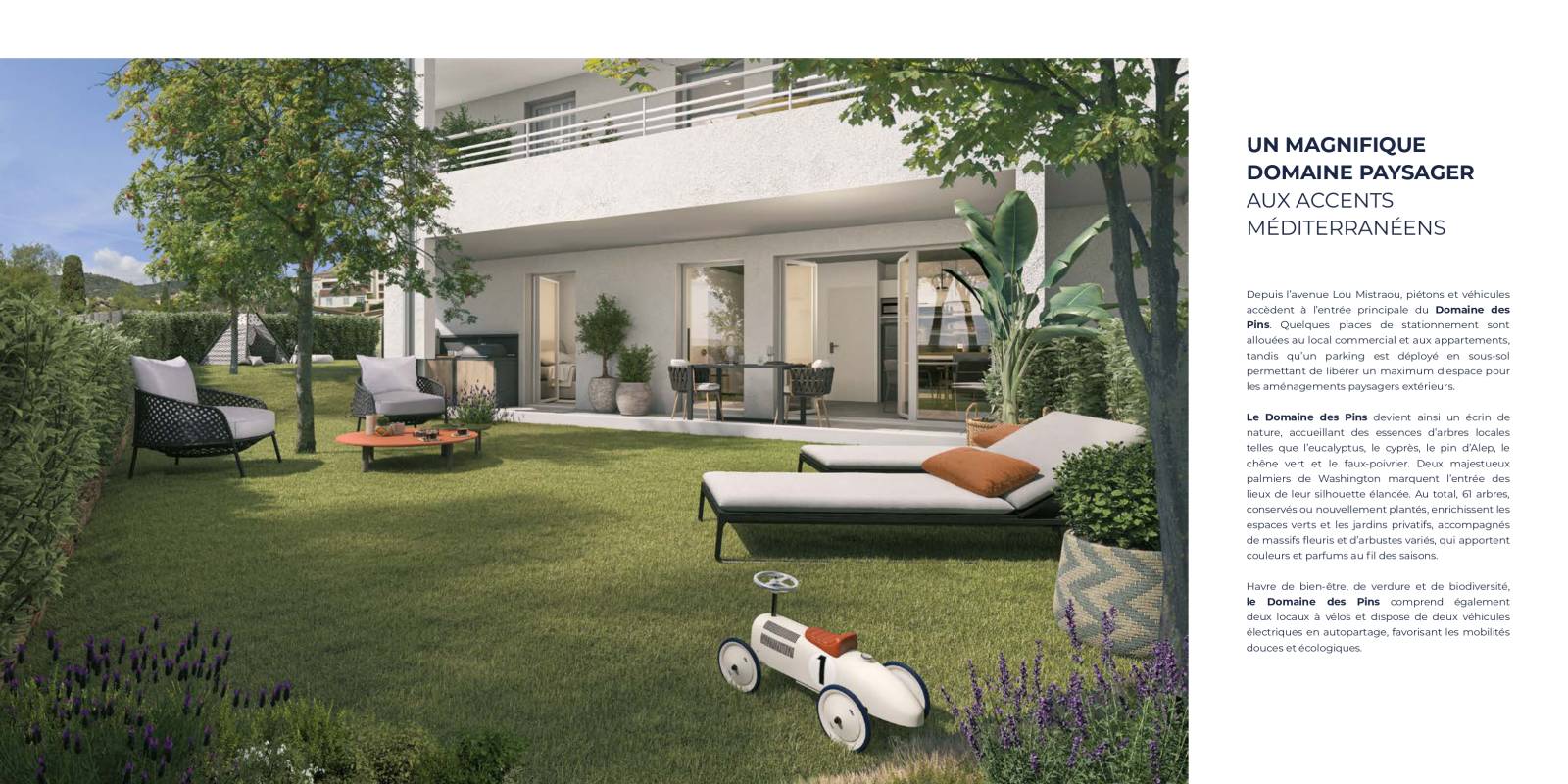 A vendre appartements du T2 au T4 sur BORMES-LES-MIMOSAS quartier du pin